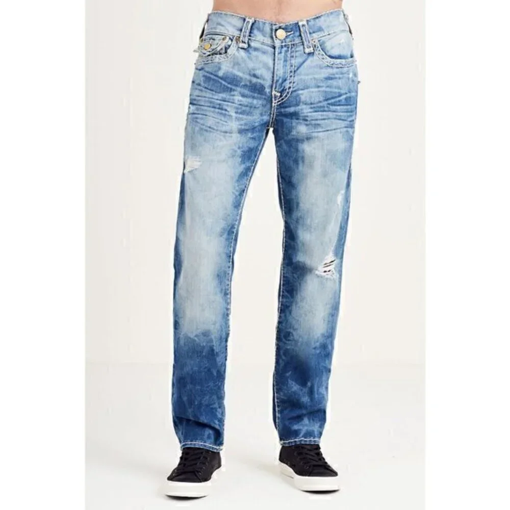 True Religion Geno Relaxed Slim Jeans Size 28 Tall